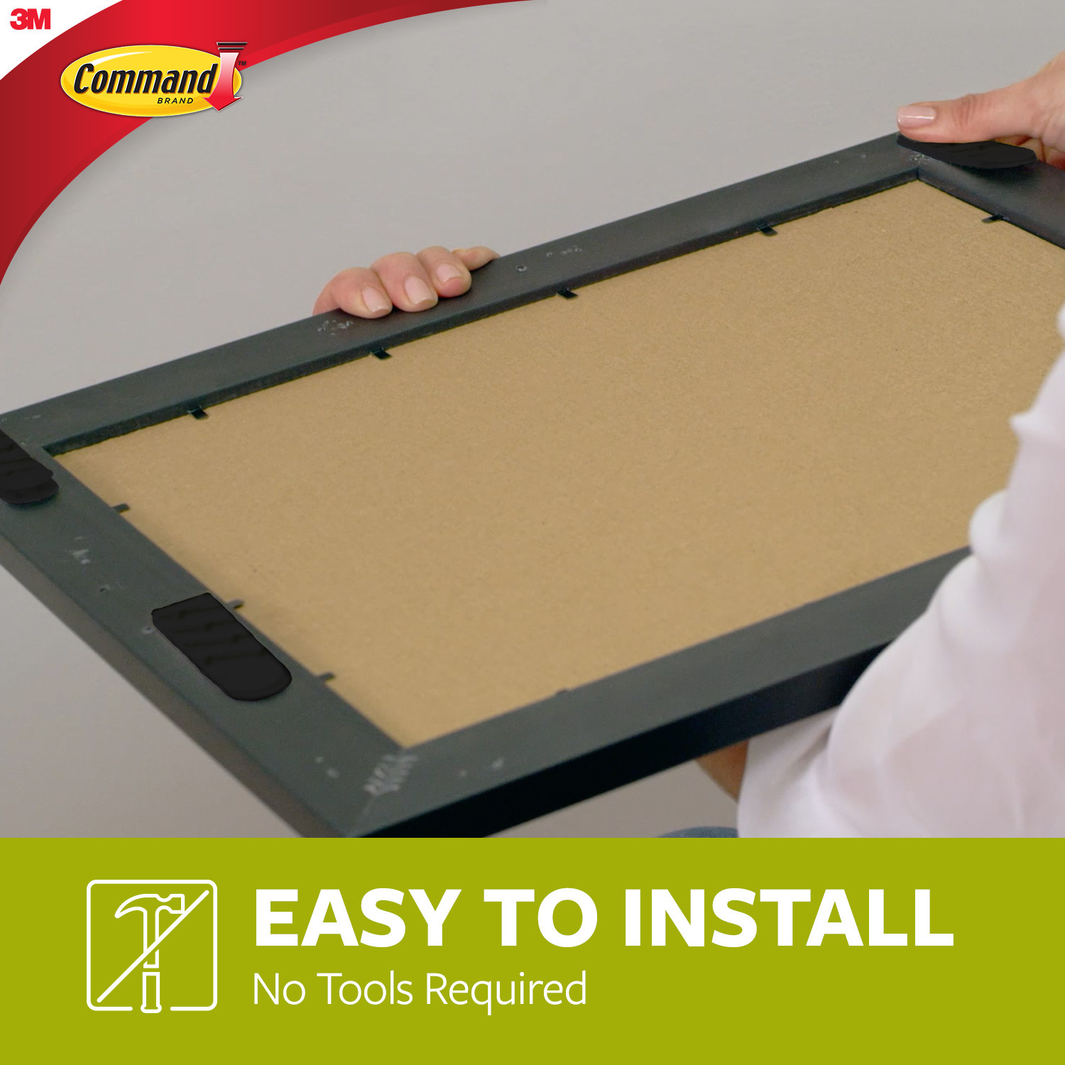 Command Strips Black Large 4 Sets 17206BLK-4