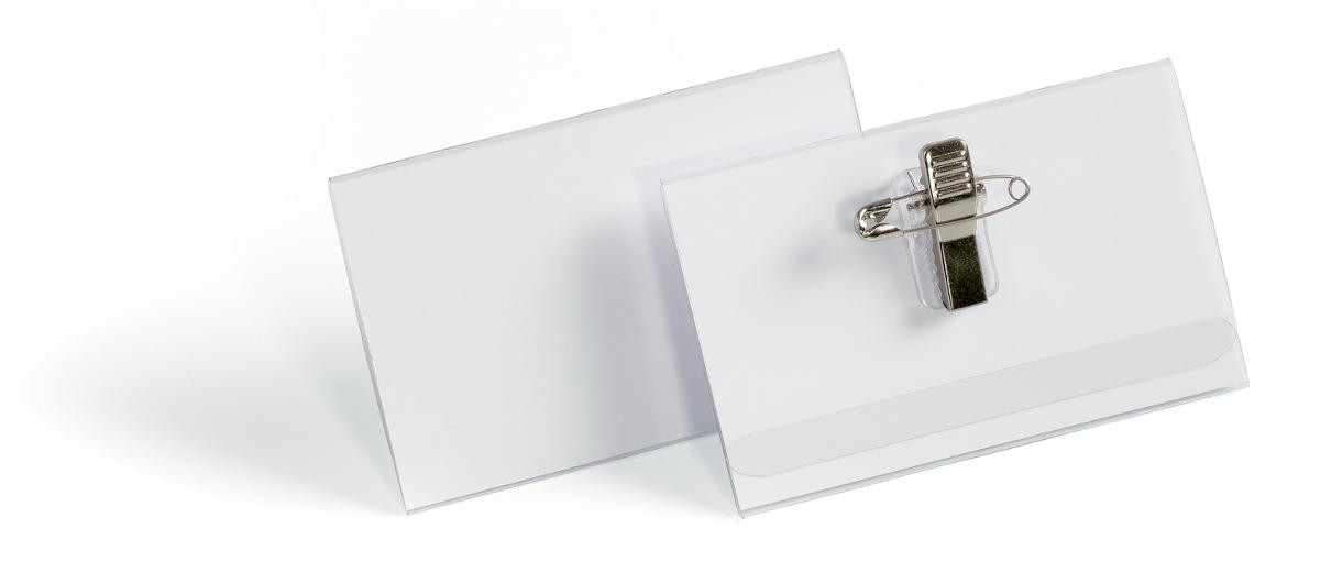 BildeNavneskilt Durable 54X90 Nål/Klips (50 stk)