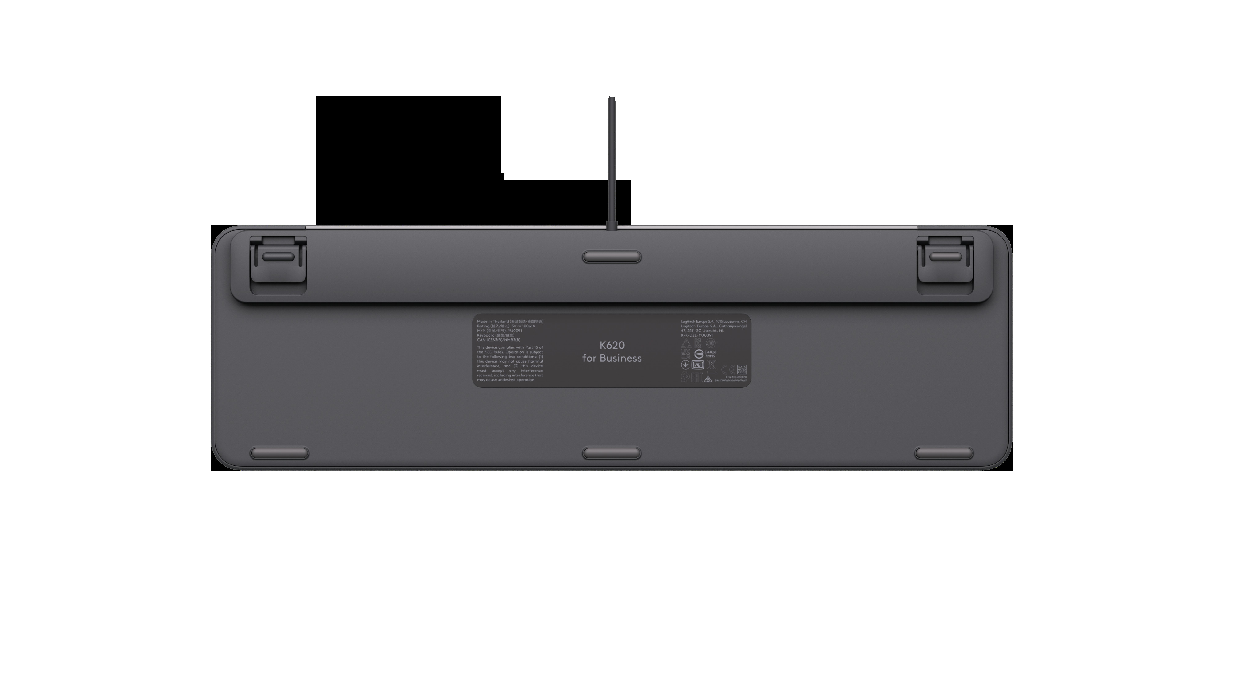 K620 Wired Business Keyboard, Graphite (Nordic)