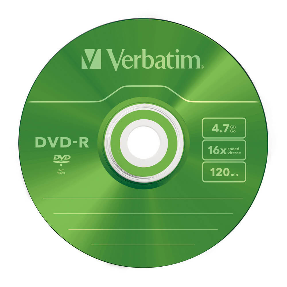 VERBATIM DVD-R 4,7GB 5-pk Slim Case