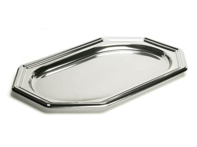 BildeFat Sabert 55X38Cm Plast Okto Sølv (5 stk/pk, 10 pakker)