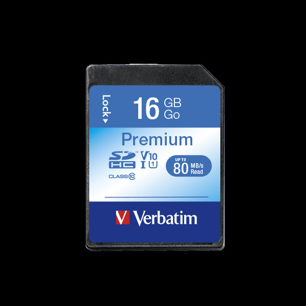 VERBATIM SDHC Minnekort 16GB Class 10