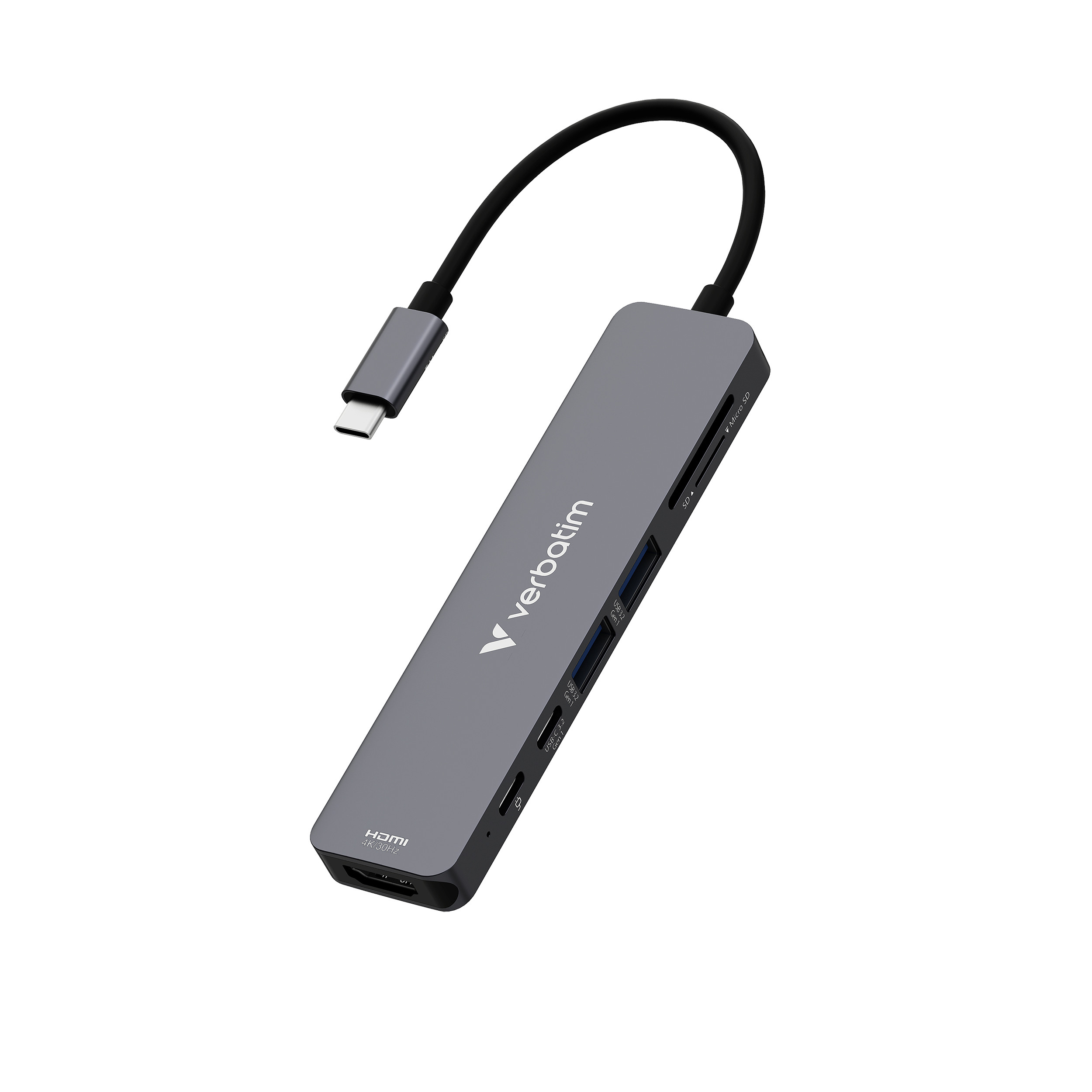VERBATIM USB-C Essentials Multiport Hub 7 Port
