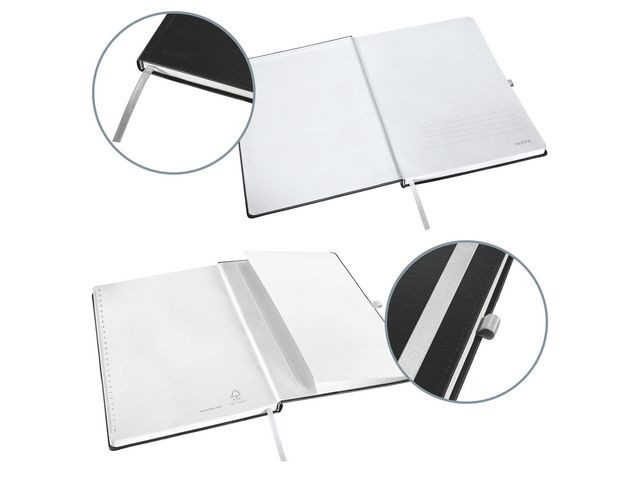 Notatbok Style A5 Hard Linj 80a Sat Sort