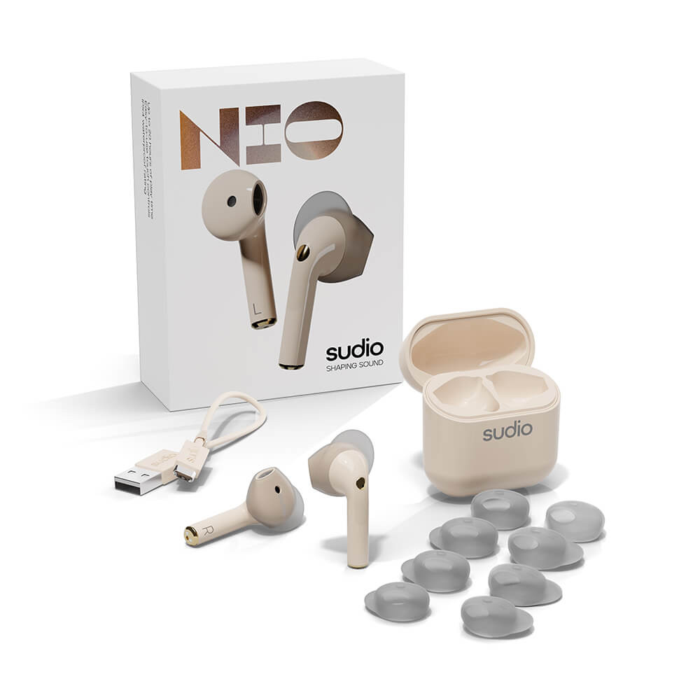 SUDIO Hodetelefon NIO True Wireless In-Ear Sand Mic