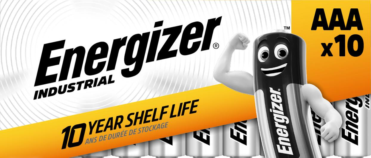 BildeBatteri Energizer Industrial Aaa/Lr3 (10 stk)