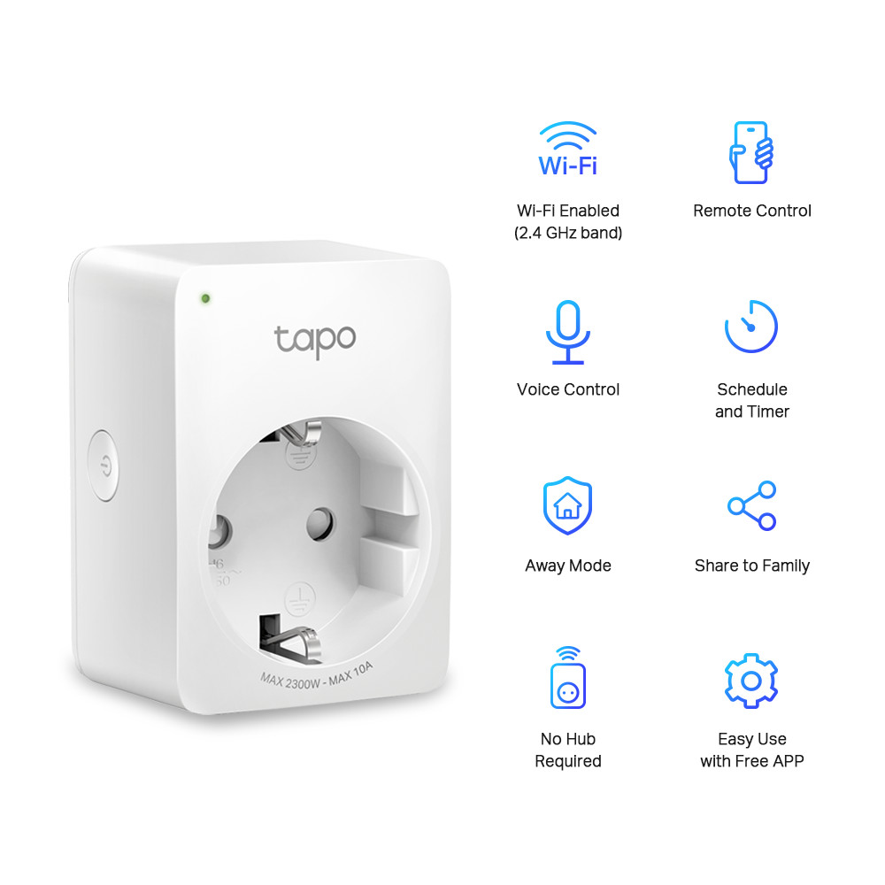 Tapo P100 (1-pack) Mini Smart Wi-Fi Socket