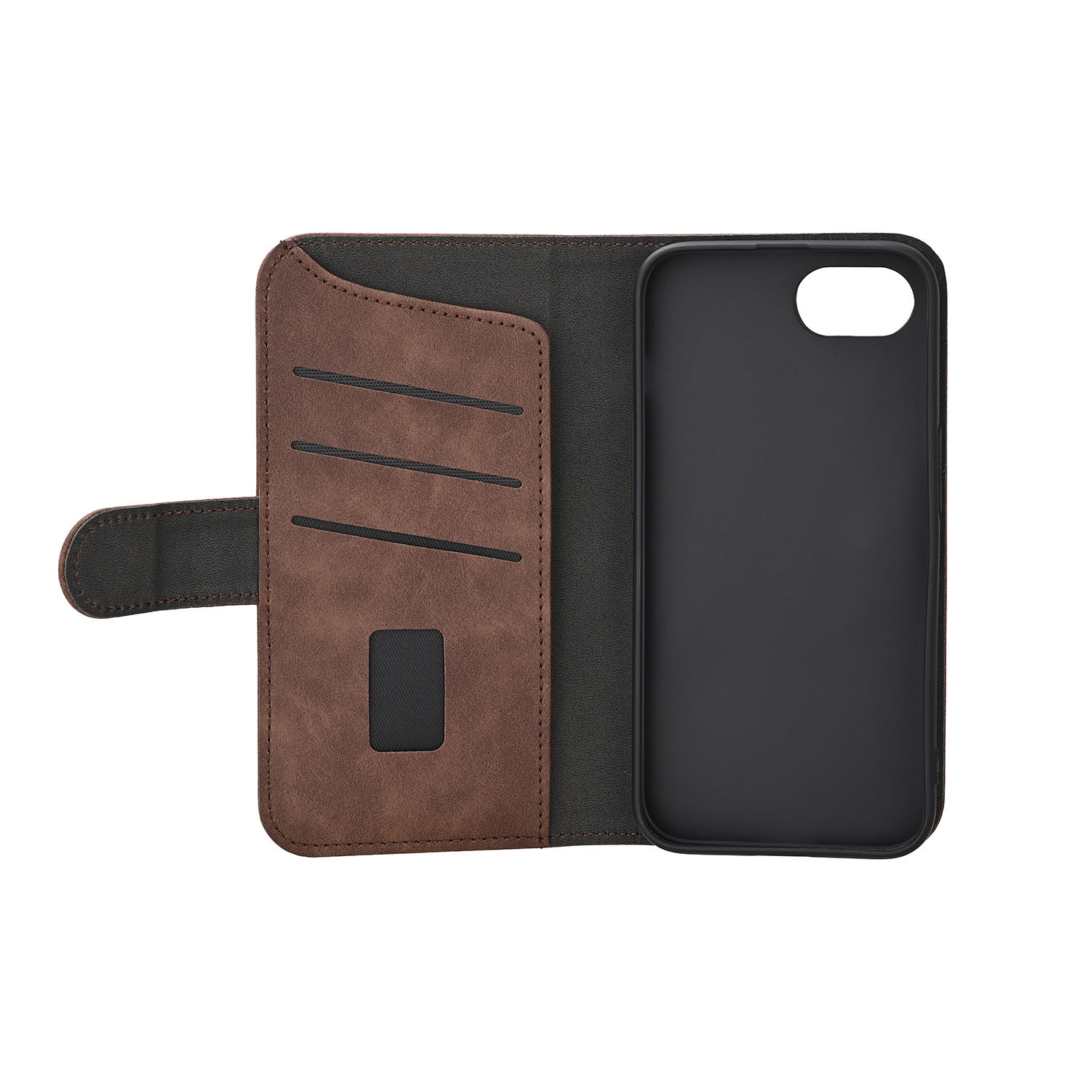 GEAR Classic 3 card Recycled MagSerie iPhone 16e Brown