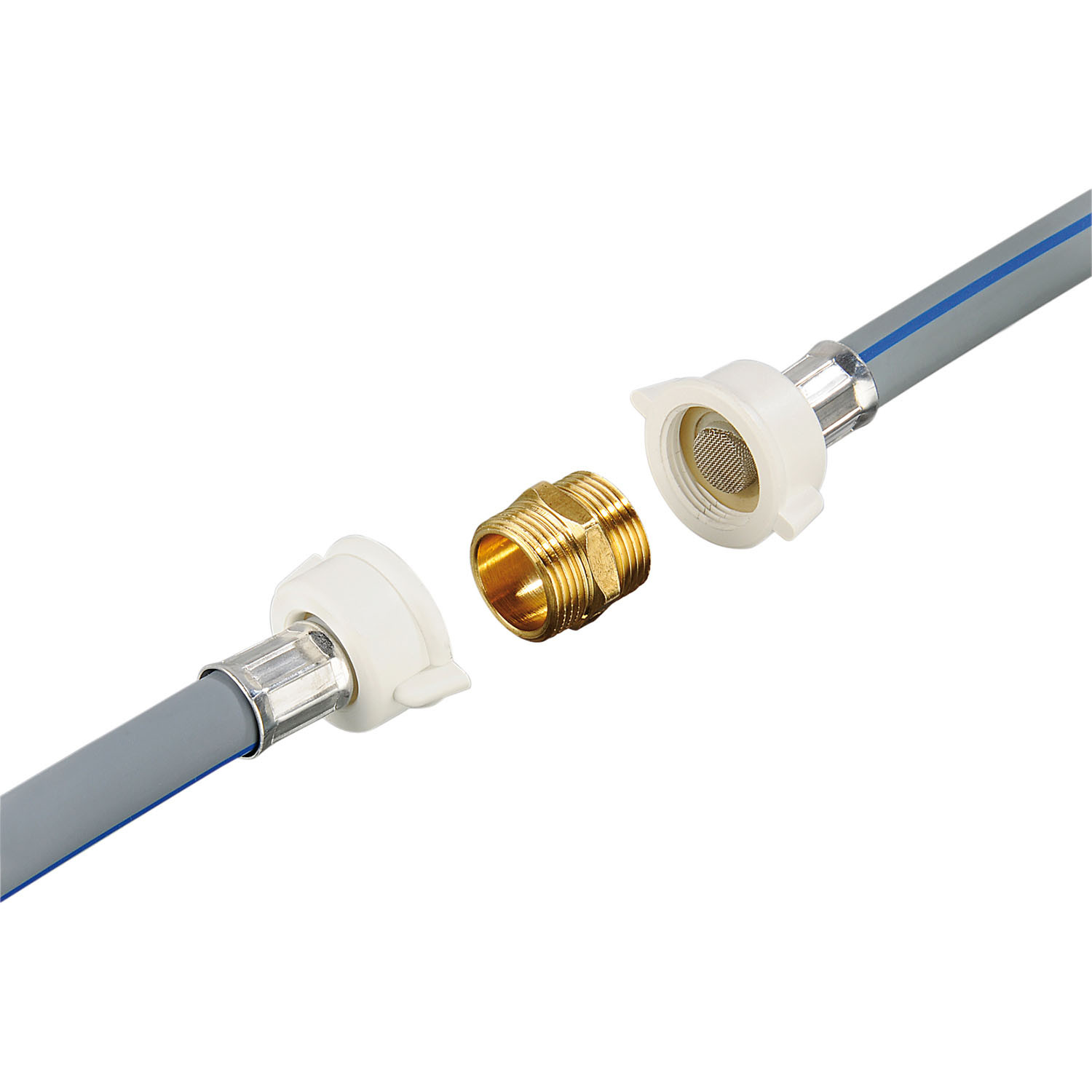 XAVAX Brass Supply Hose Connector 3/4 Inch