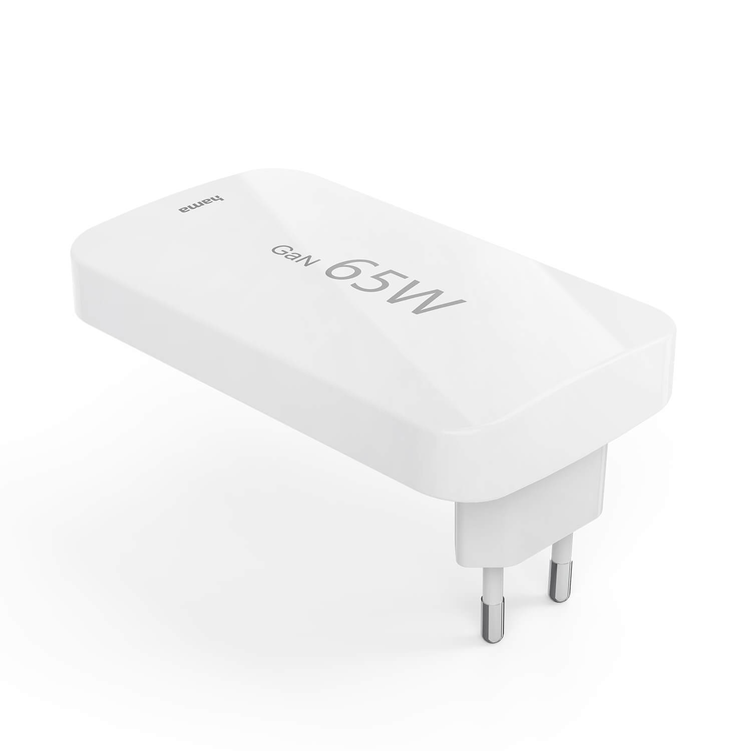HAMA Charger 2x USB-C 1x USB-A Flat PD 65W White