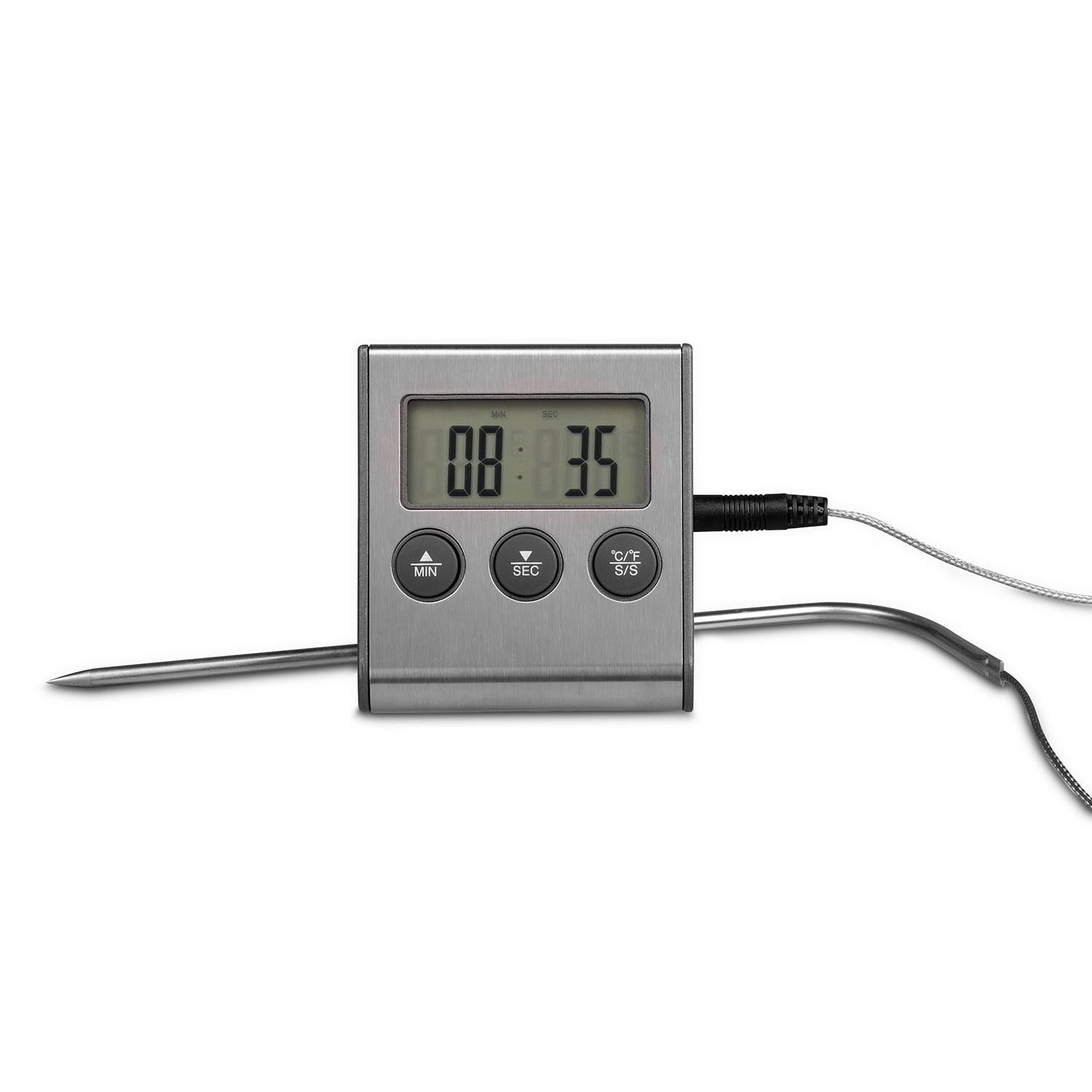 XAVAX Digital Meat Thermometer with Timer Cable Sensor