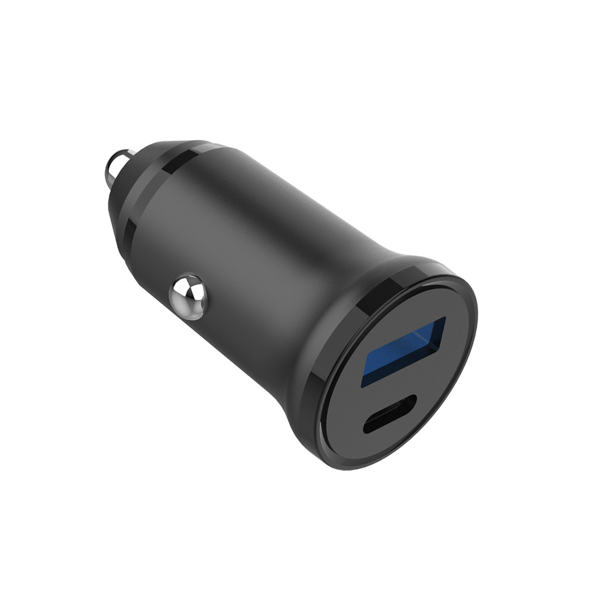 GEAR Charger 12/24V 1xUSB-C + 1xUSB-A PD 30W + QC18.0W MAX Black