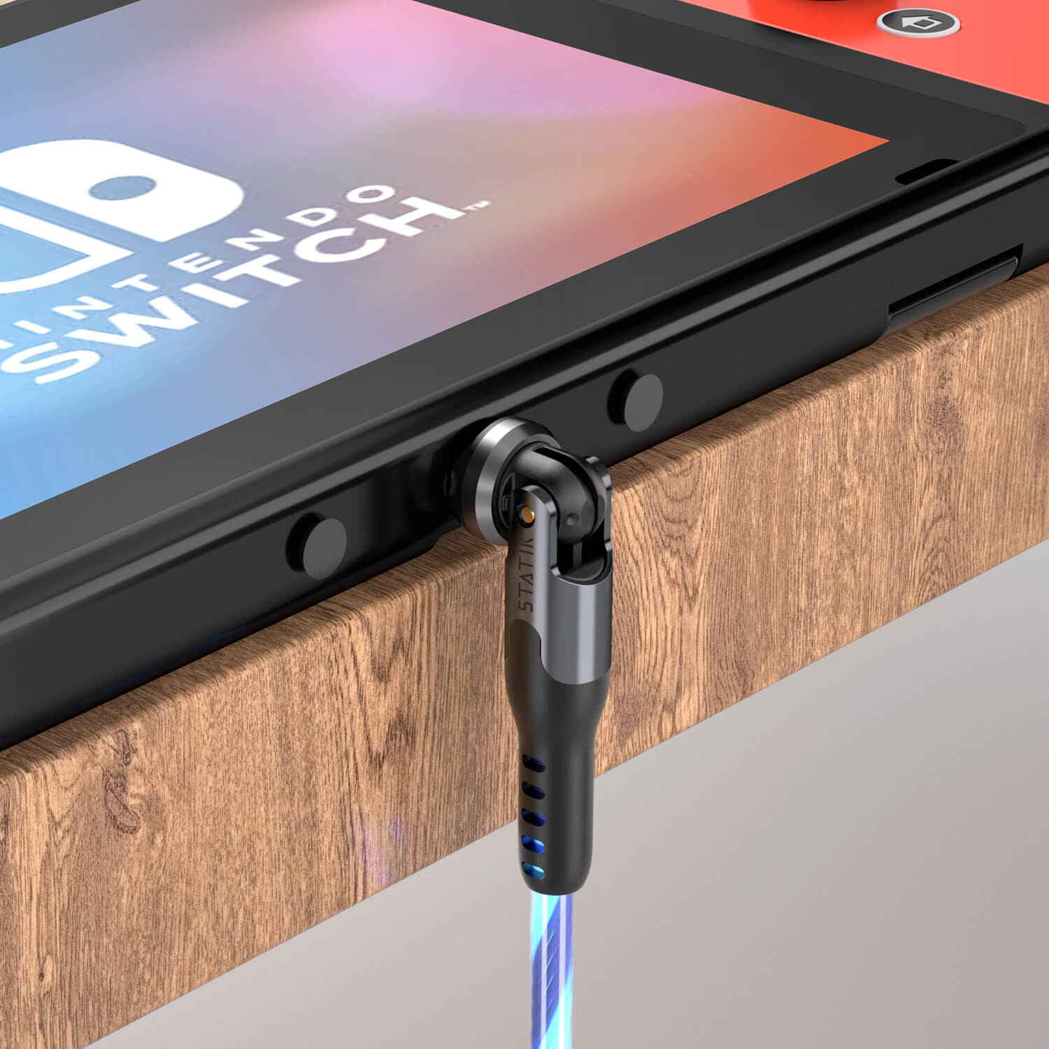 STATIK PowerPivot Pro, Glowing LED USB-C to USB-C, 1m