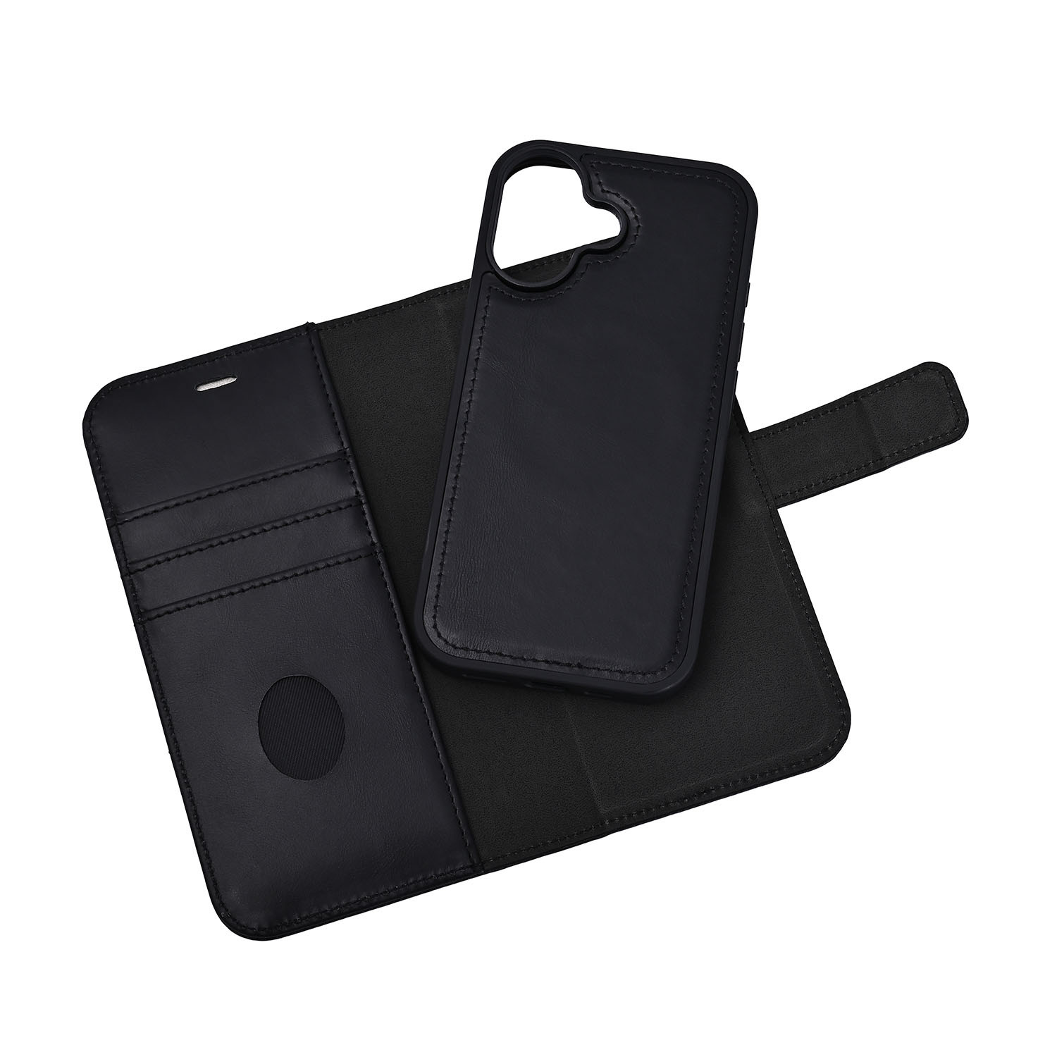 RADICOVER 2in1 Anti Radiation RFID 3 card MagS iPhone 17 Black Leather