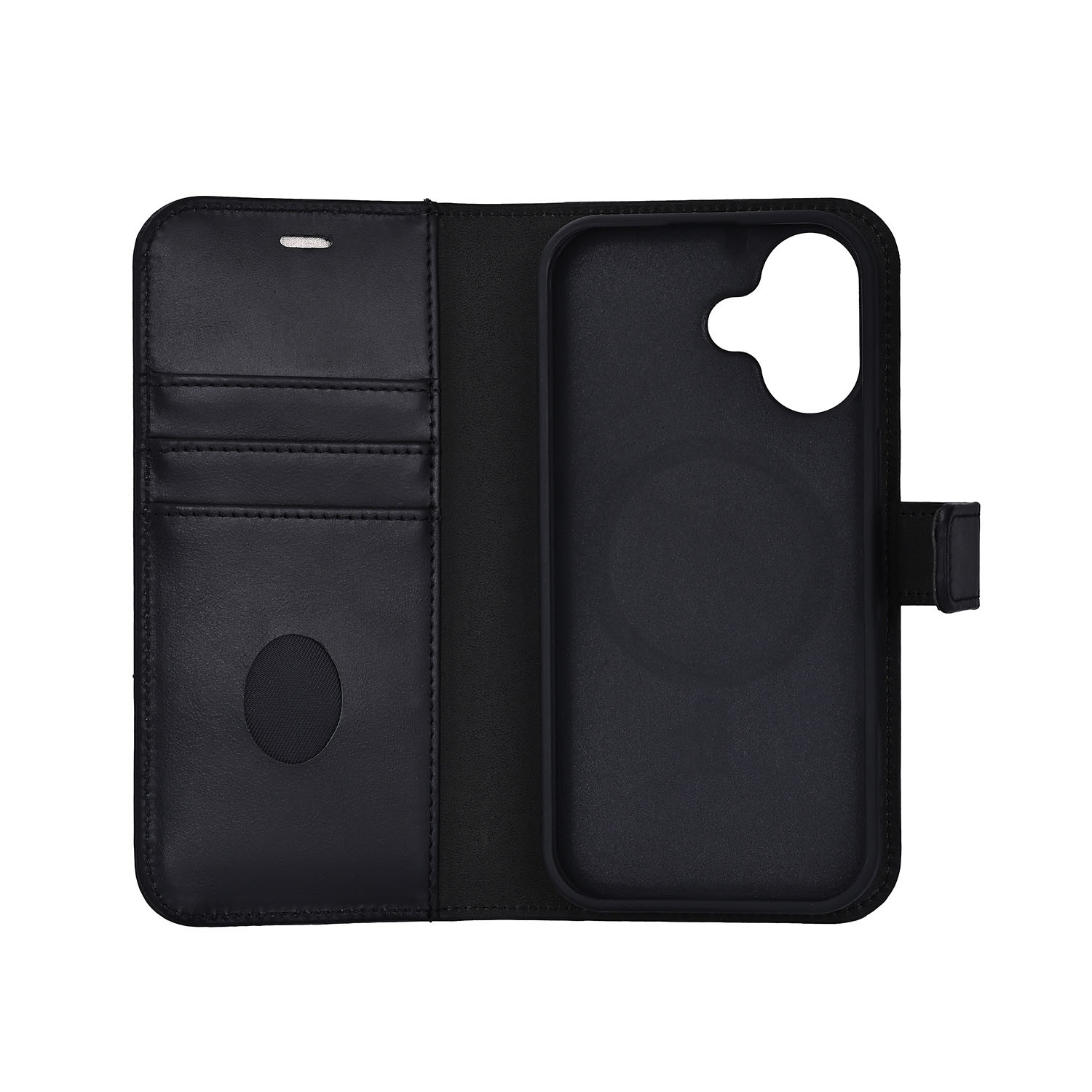 RADICOVER 2in1 Anti Radiation RFID 3 card MagS iPhone 17 Black Leather