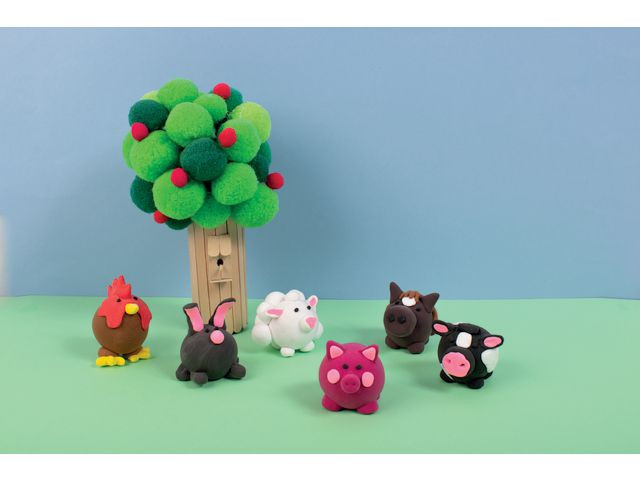 Modelleringsleire Playbox Basis (6 stk)