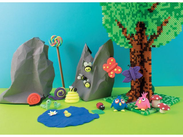 Modelleringsleire Playbox Basis (6 stk)