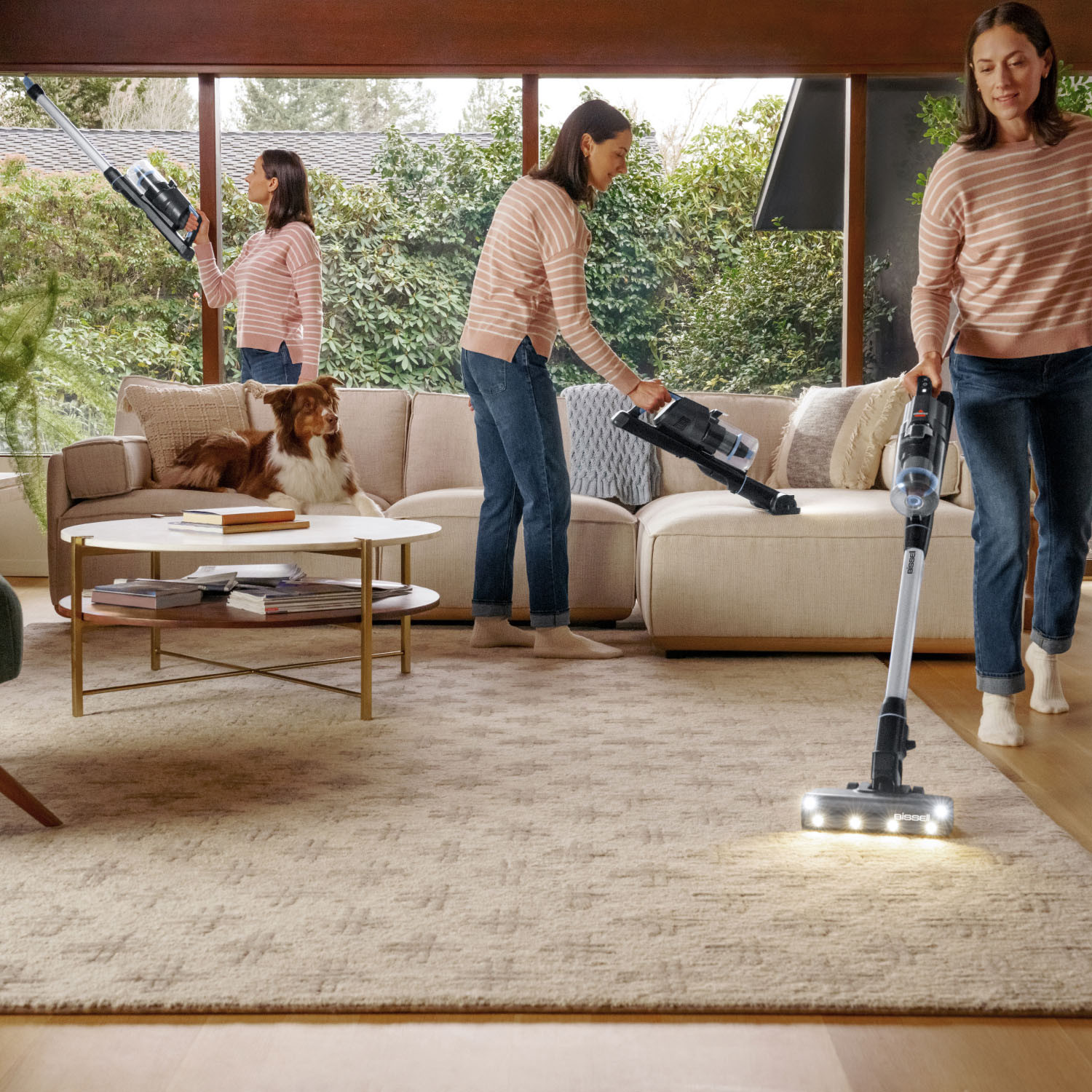 BISSELL Stick Vacuum Cleaner Powerclean FurFinder Pro