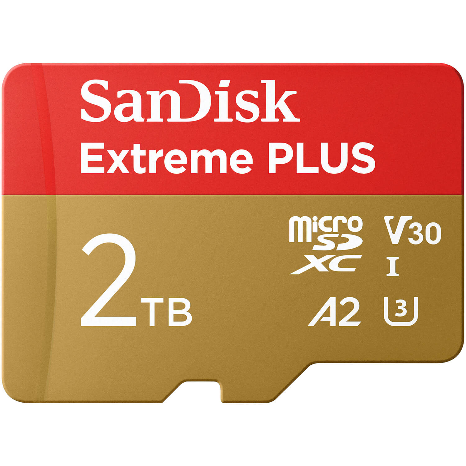 SANDISK MicroSDXC Extreme Plus 2TB UHS-I with adapter
