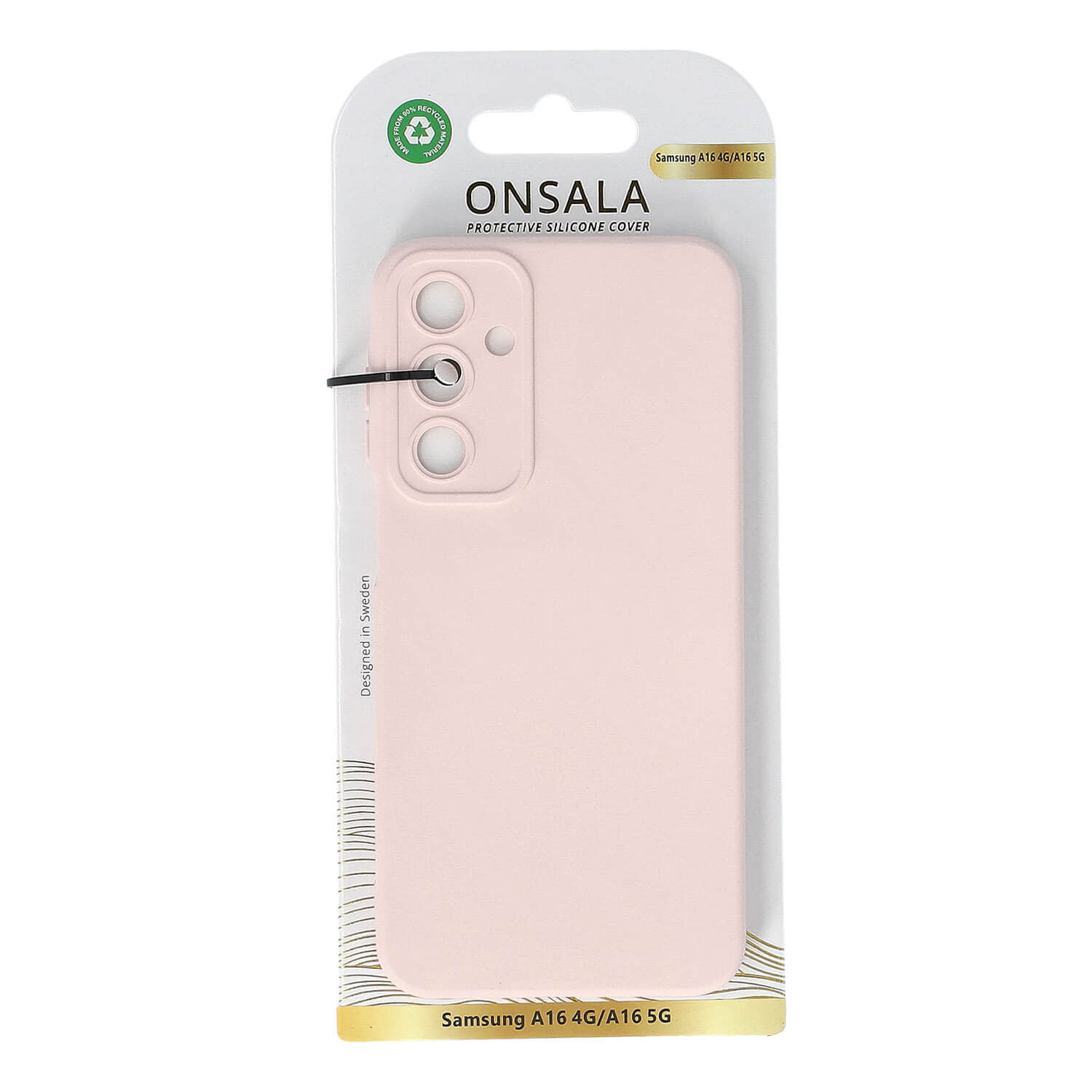 ONSALA Back Silicone Touch Recycled Samsung A16 4G/A16 5G Chalk Pink