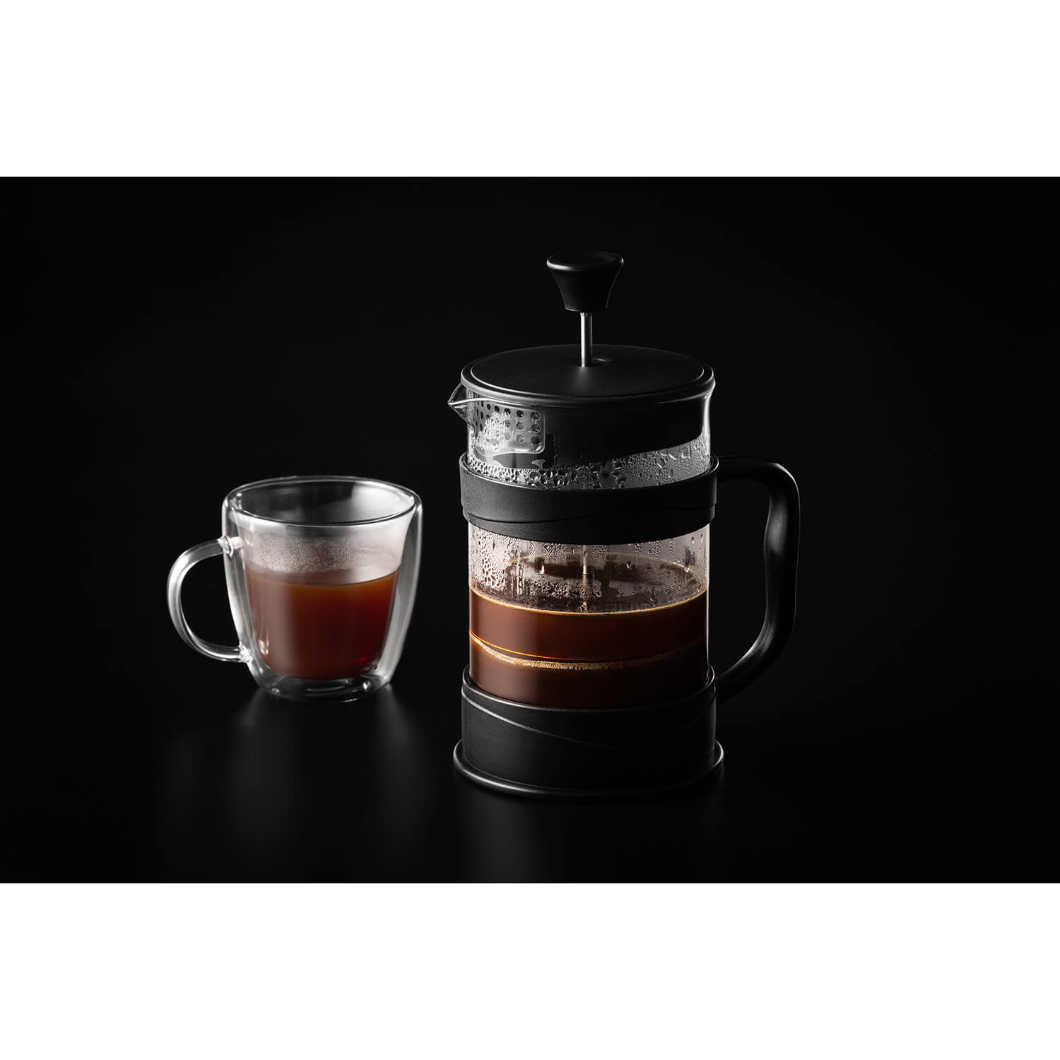 MAKU Coffee Press French Press Black