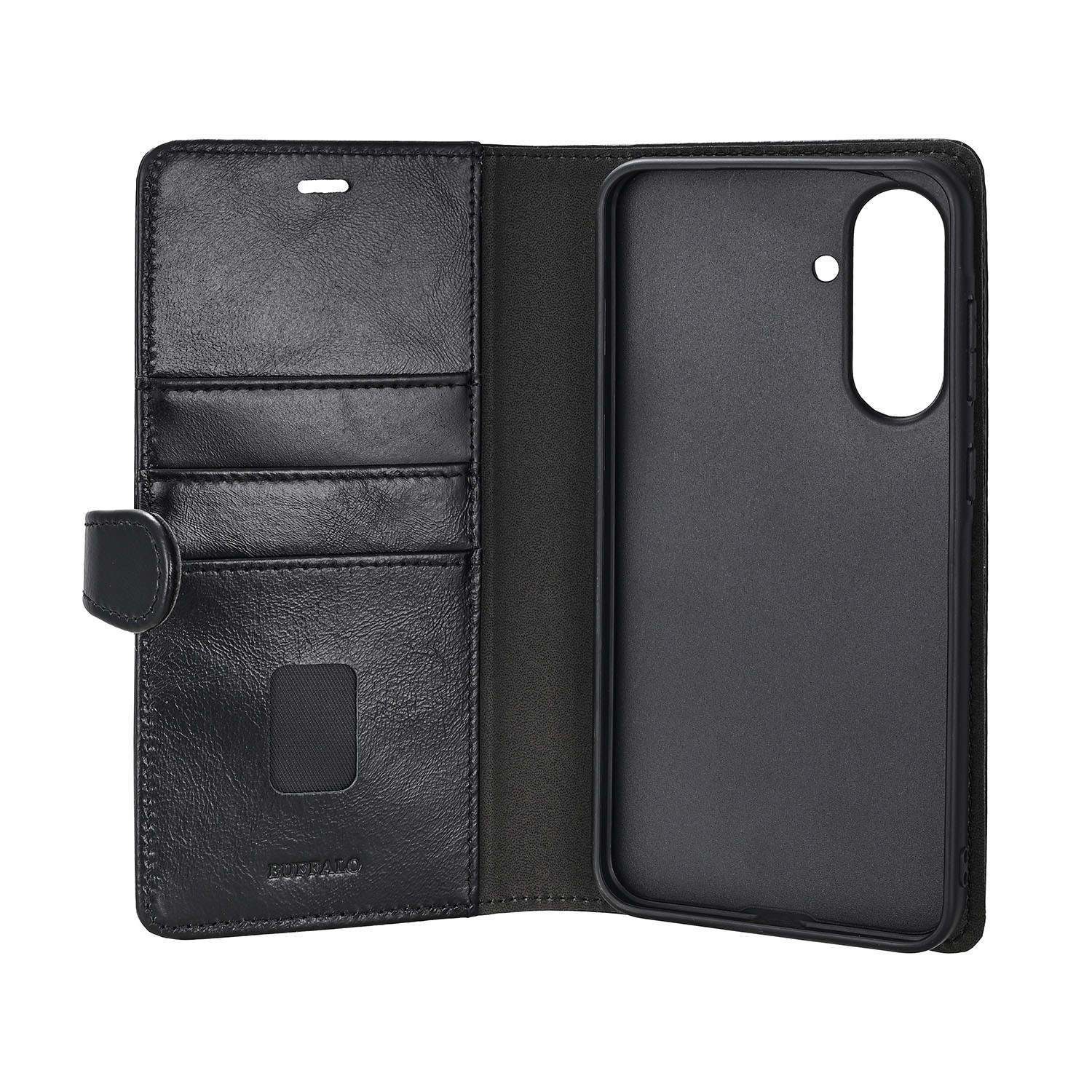 BUFFALO 2in1 Wallet Leather 3 card Samsung A36 5G Black