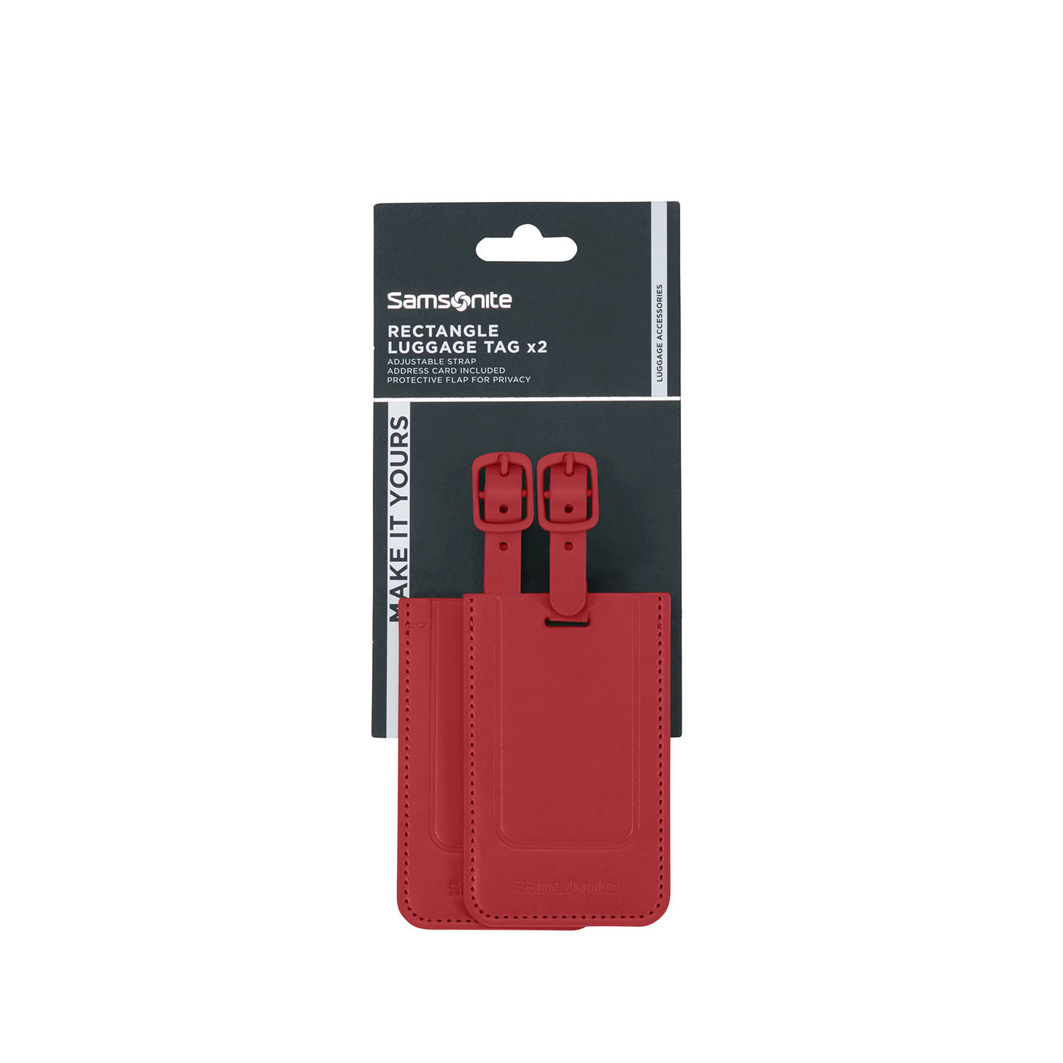 SAMSONITE TA Revolution Luggage Tag 2x Red