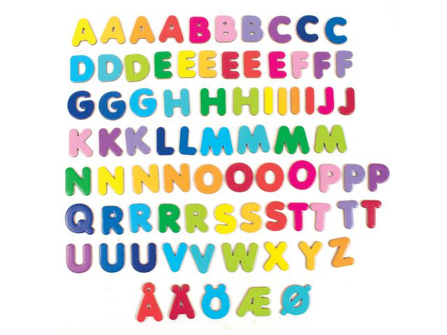 BildeMagnetbokstaver Playbox (80 stk)