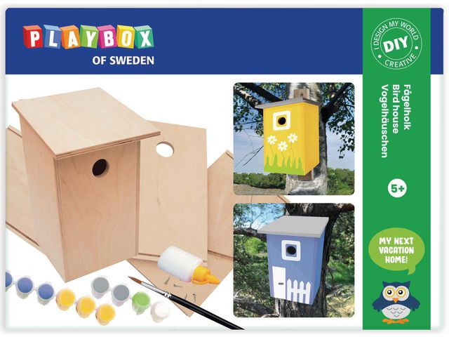 BildeHobbysett Playbox Fuglekasse Diy
