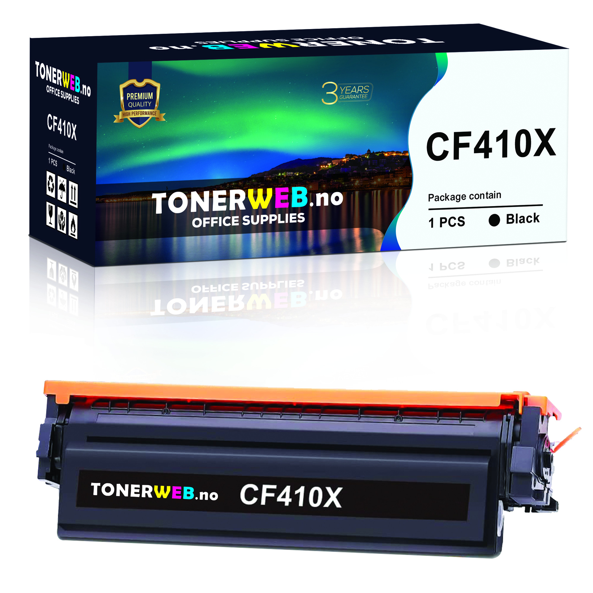 BildeTonerkassett, erstatter HP Toner Sort LaserJet 17A (1.600 sider)