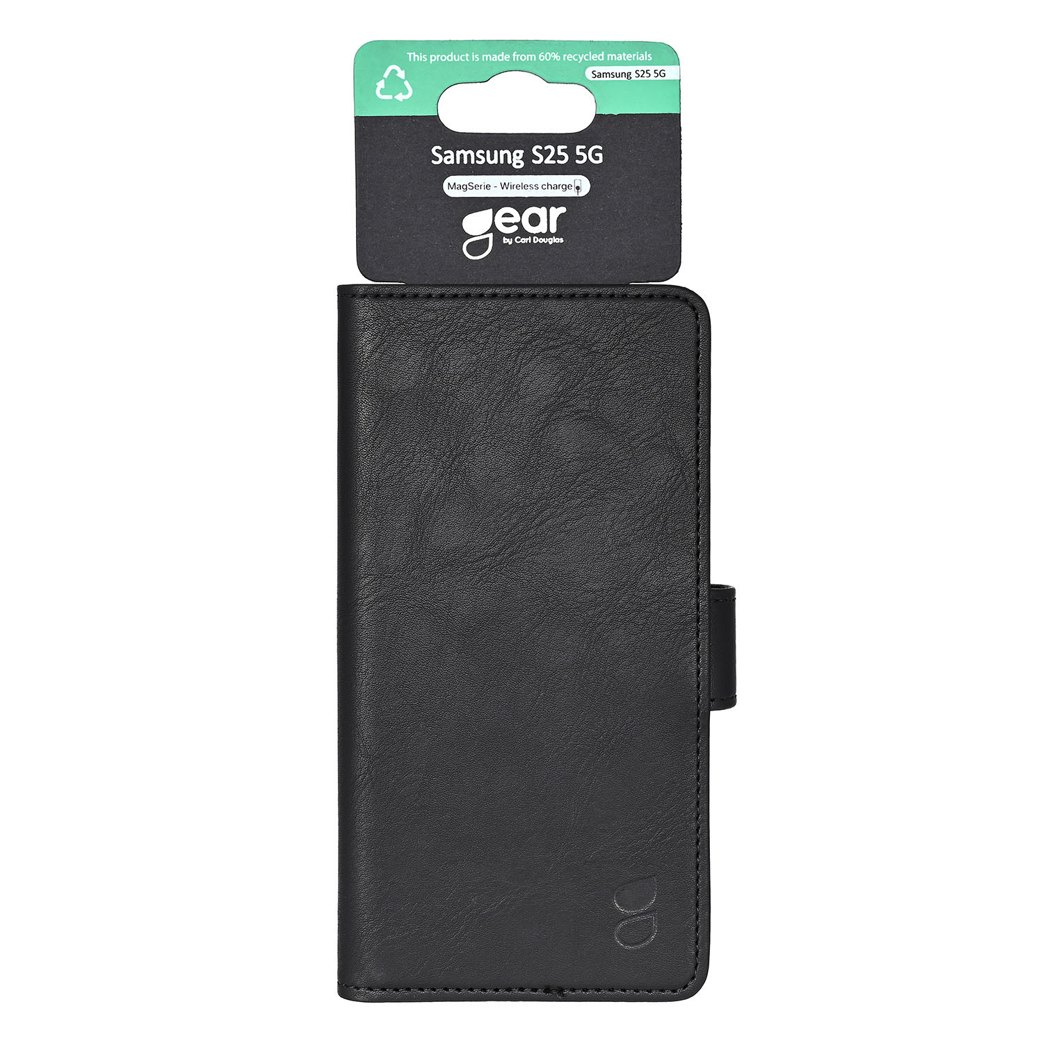 GEAR Classic 3 card Recycled Samsung S25 5G Black