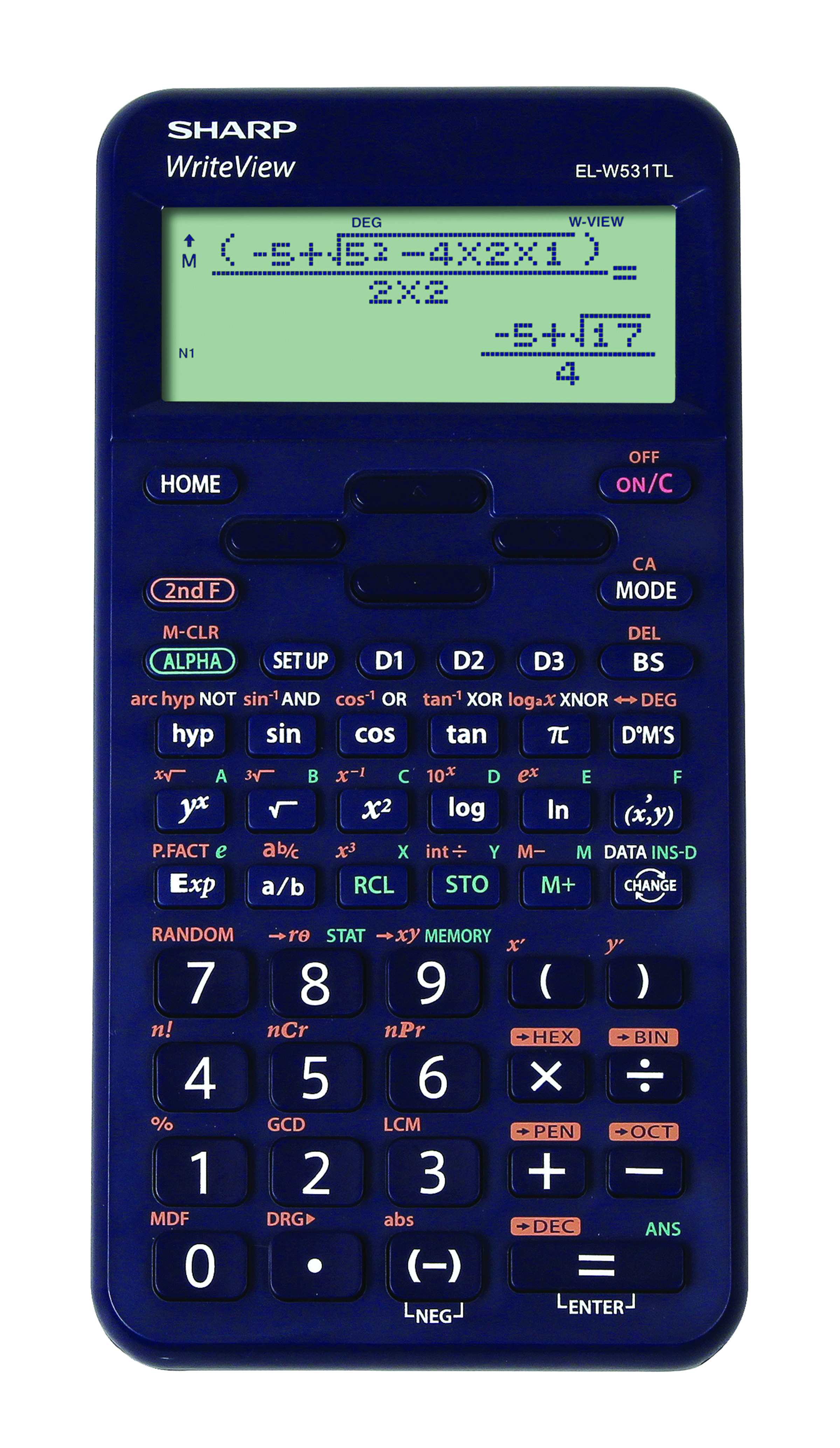 BildeSharp scientific calculator EL-W531TL dark blue