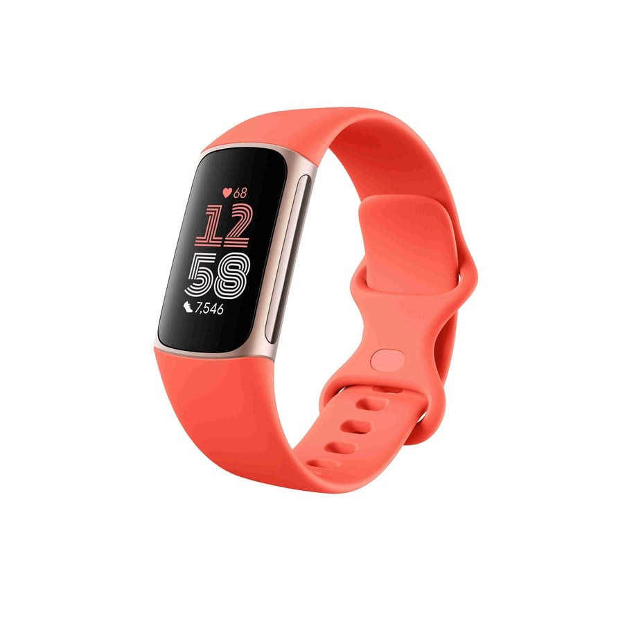 Fitbit Charge 6, Coral, Champagne