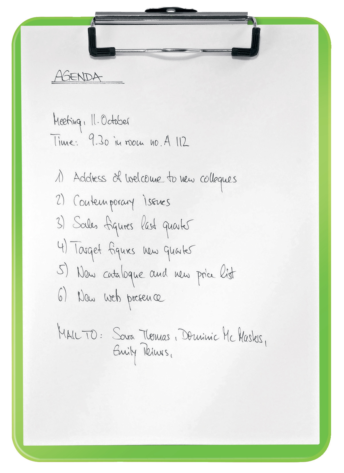 Ordrebrett Leitz WOW A4 Grnn