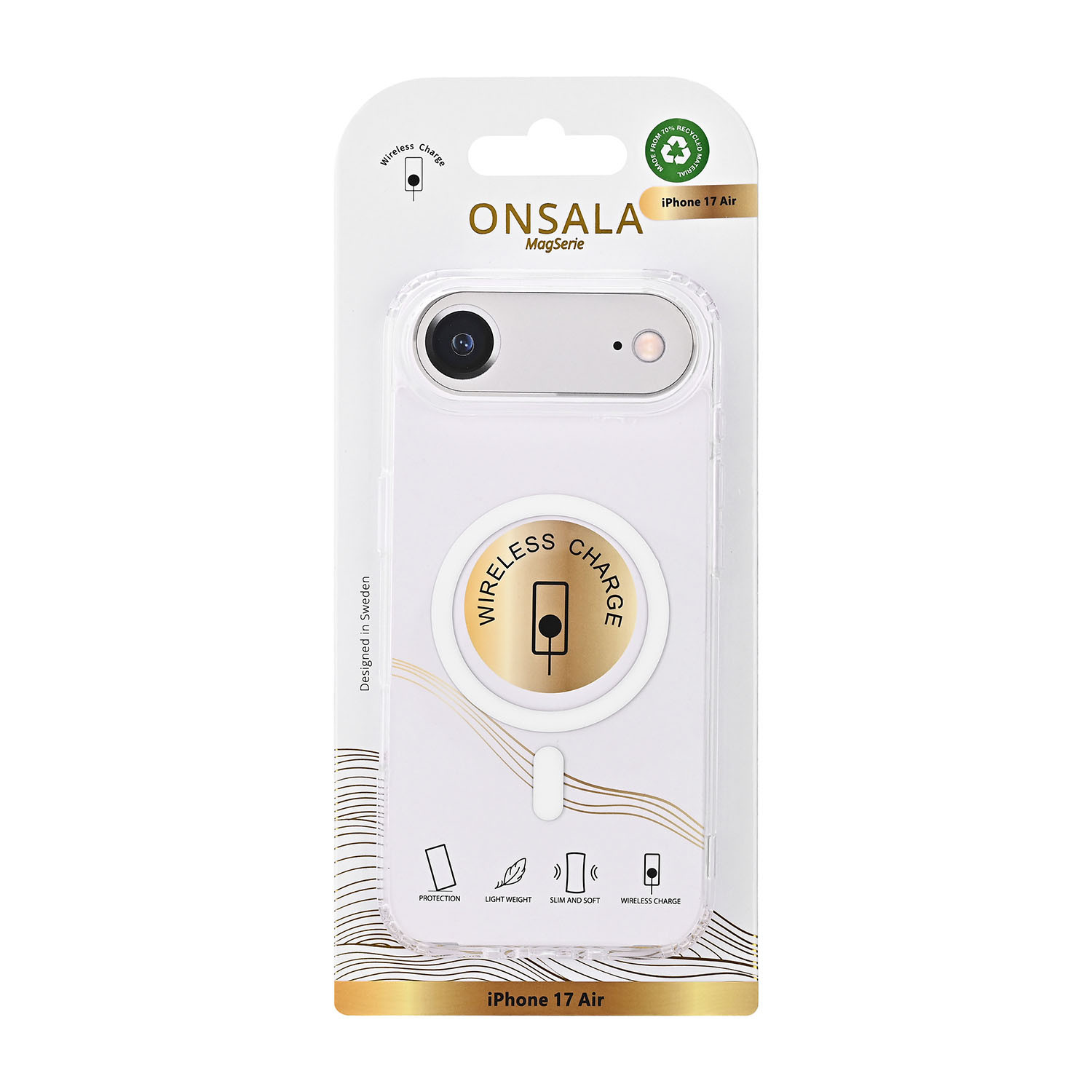 ONSALA Back Clear Case MagSerie iPhone Air Clear