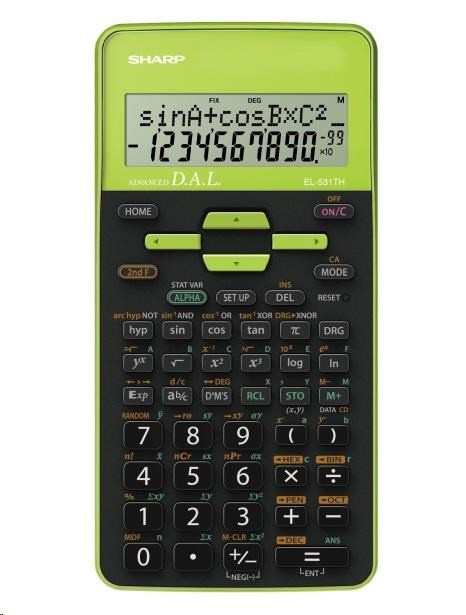 BildeScientific Calculator SHARP EL-531TH green