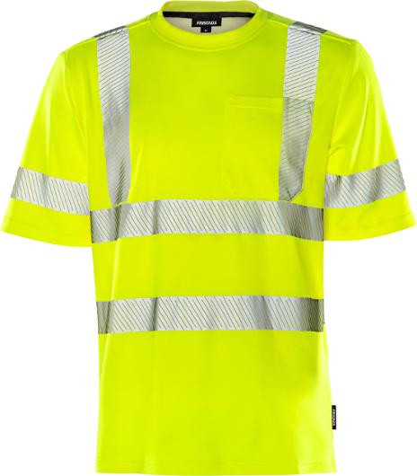BildeT-Skjorte Fristads 7407 Thv Hivis 3Xl