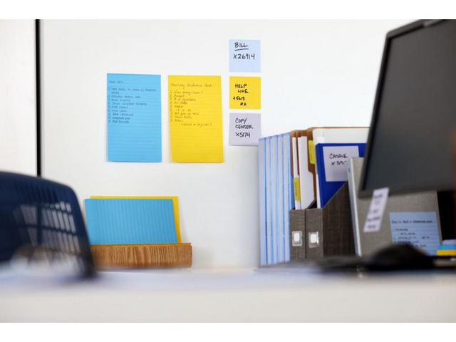 Notatblokk Post-It Ssn 102X152 Lj U.gul (6 stk)