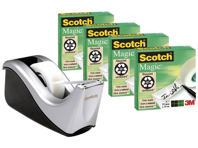 BildeDispenserpakke Scotch C60 Magic 810 4Rl