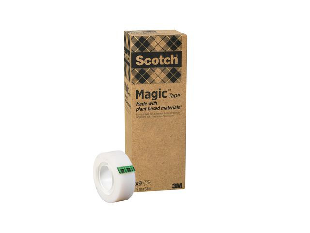 BildeTape Scotch Magic 900 19Mmx33M (9 stk)