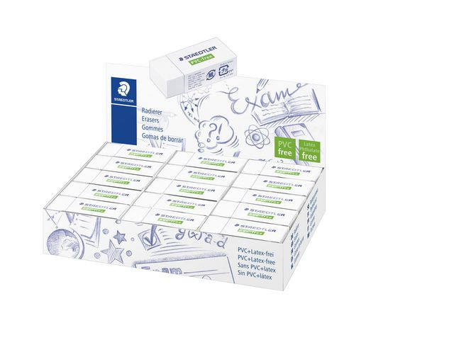 Viskelær Staedtler Pvc Fritt 45X19X13Mm (30 stk)