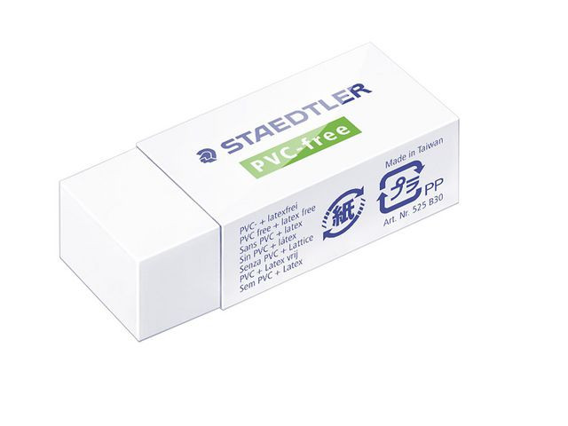 Viskelær Staedtler Pvc Fritt 45X19X13Mm (30 stk)