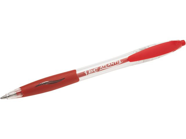 Kulepenn Bic Atlantis Classic M Rød (12 stk)