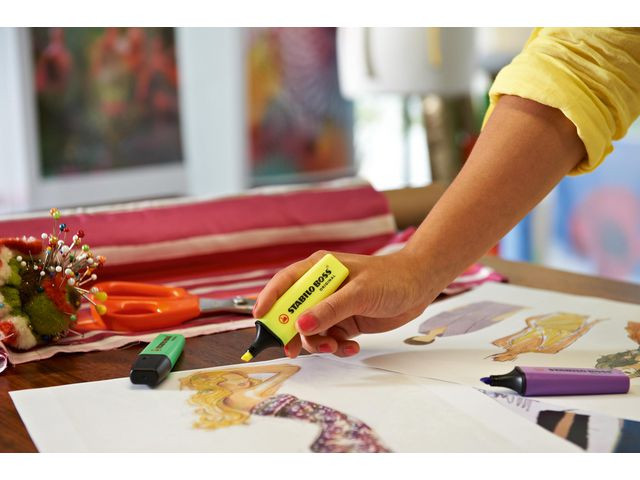 Tekstmarker Stabilo Boss Rosa (10 stk)