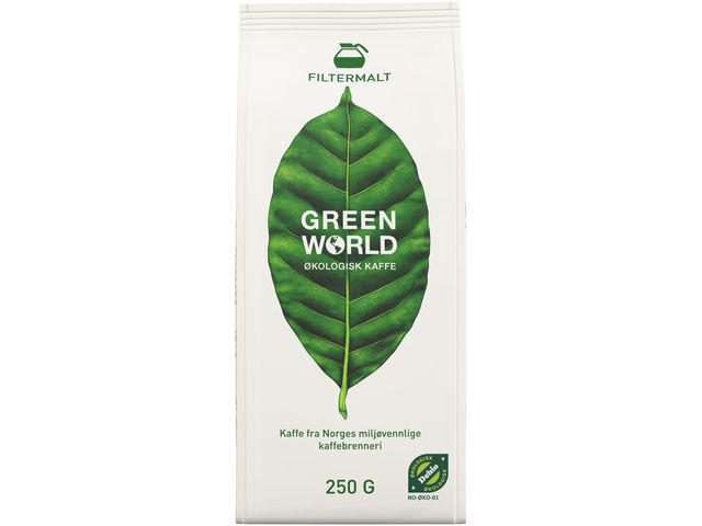 BildeKaffe Green World Filtermalt Økolog 250G (12 poser)
