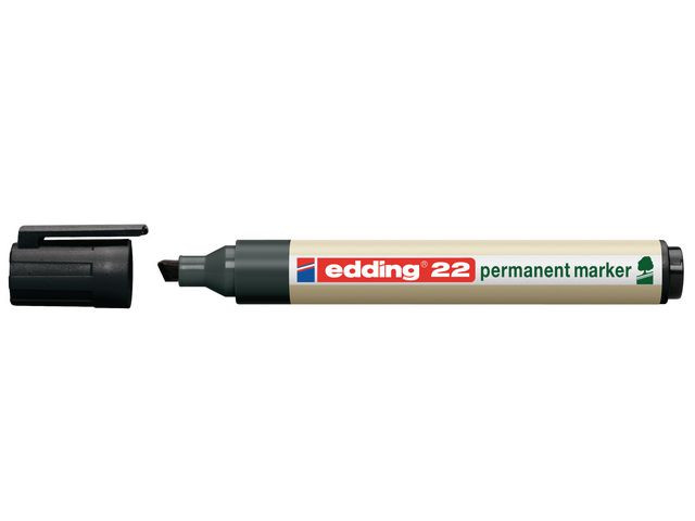 Merkepenn Edding 22 Ecoline Sort