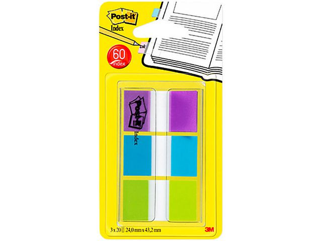 BildeIndex Post-It 680 Bred 3 Farger (3 stk)