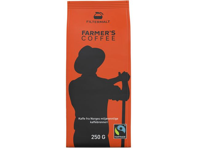 BildeKaffe Farmers Fairtrade Filtermalt 250G (12 poser)