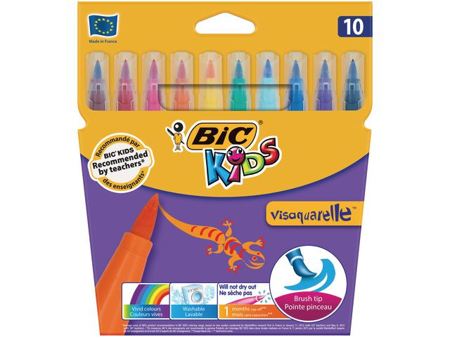 BildeTusj Bic Akvarell Ass (10 stk)