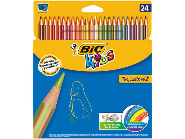 BildeFargeblyant Bic Tropicolor (24 stk)